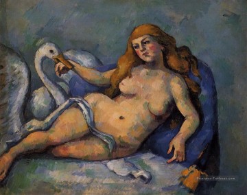 Léda et le Cygne Paul Cézanne Nu impressionniste Peinture à l'huile